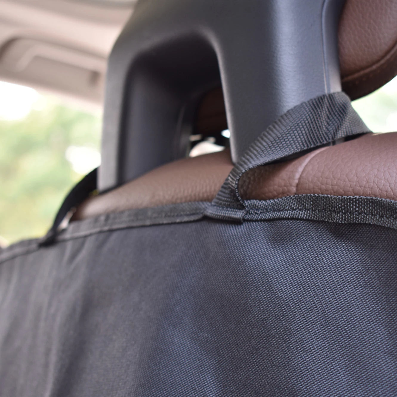 Funda impermeable asiento trasero del coche