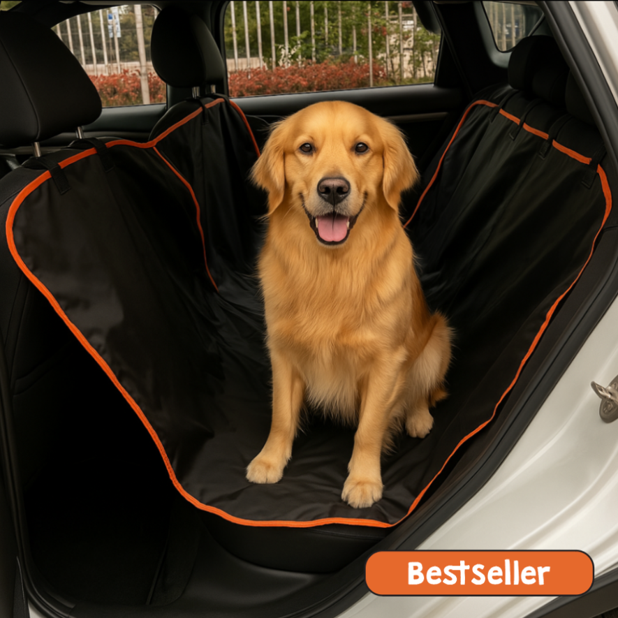 Funda impermeable asiento trasero del coche