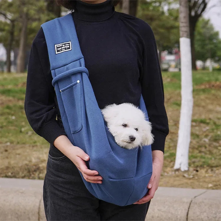 Bolsa bandolera porta mascota varios colores