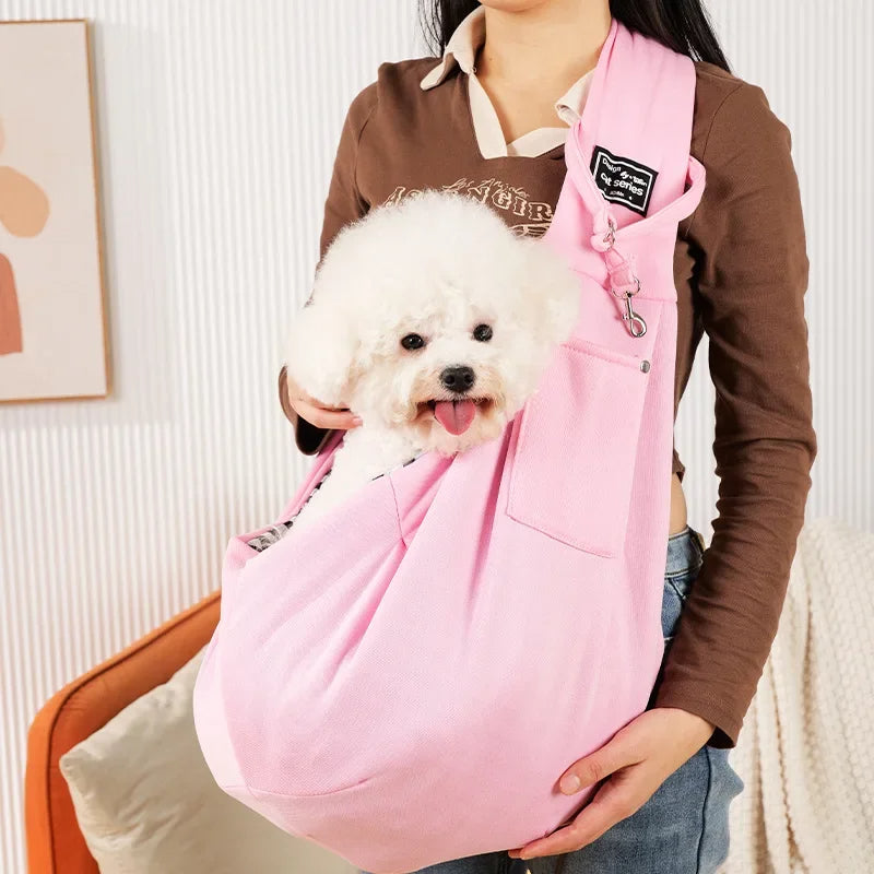 Bolsa bandolera porta mascota varios colores